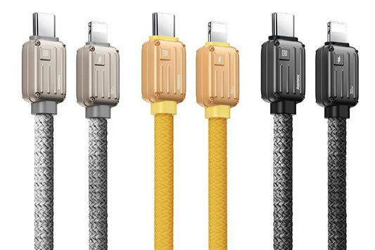 30W USB-C zu Lightning Schnellladekabel – 1,2m Geflochtenes Kabel für Laden und Datentransfer