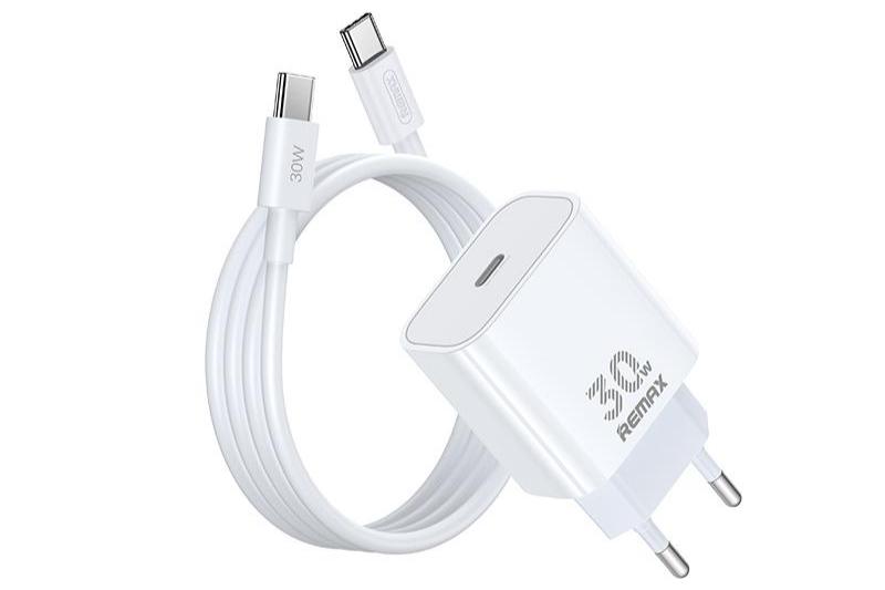 30W GaN Schnellladegerät – Kompaktes Ladegerät mit USB-C Kabel